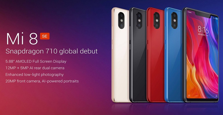 Xiaomi Launches Mi 8 SE Smartphone with Snapdragon 710 Soc