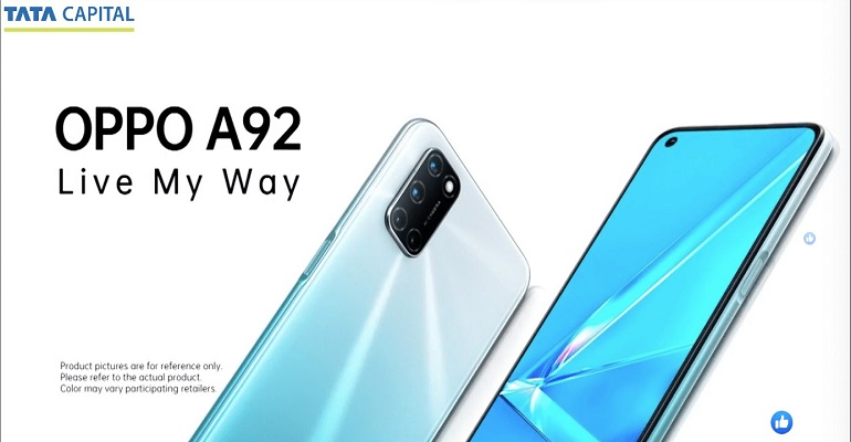 OPPO A92 with 6.5-inch FHD+ Display, Quad Rear Cameras, 5000mAh Battery Announced