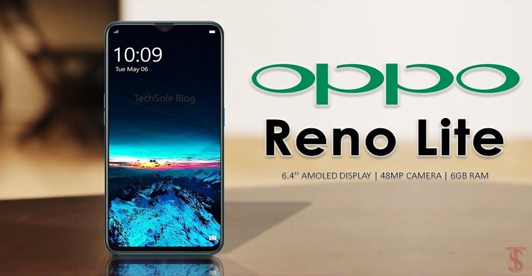 OPPO Reno Lite with 4 GB RAM and 128 GB internal storage is expected to be launched on October 13, 2019